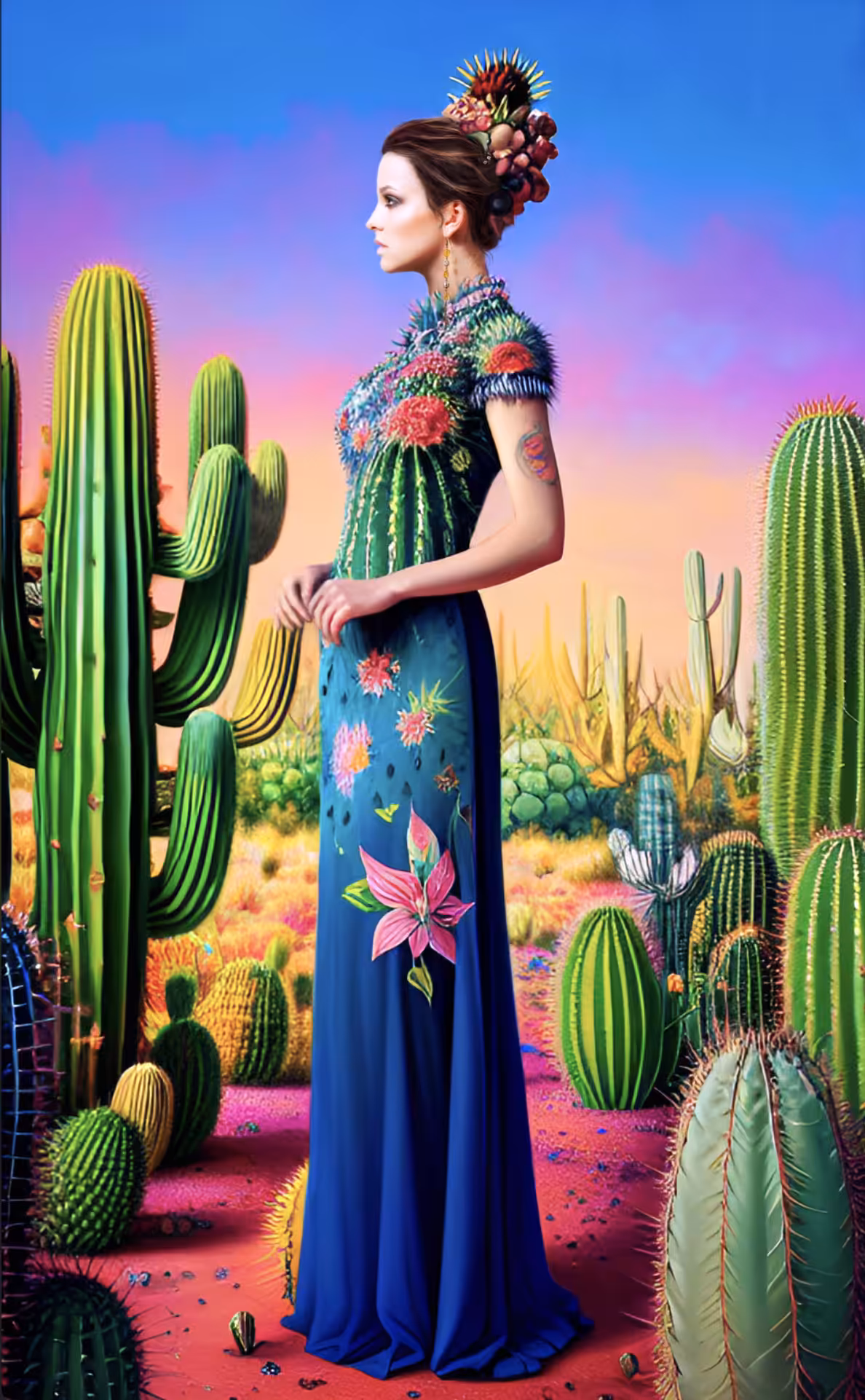 Wild West Cactus Dress 