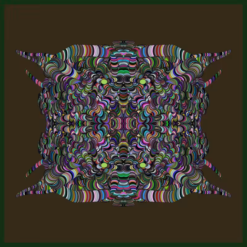 Symmetric Perlinized Ellipse #26