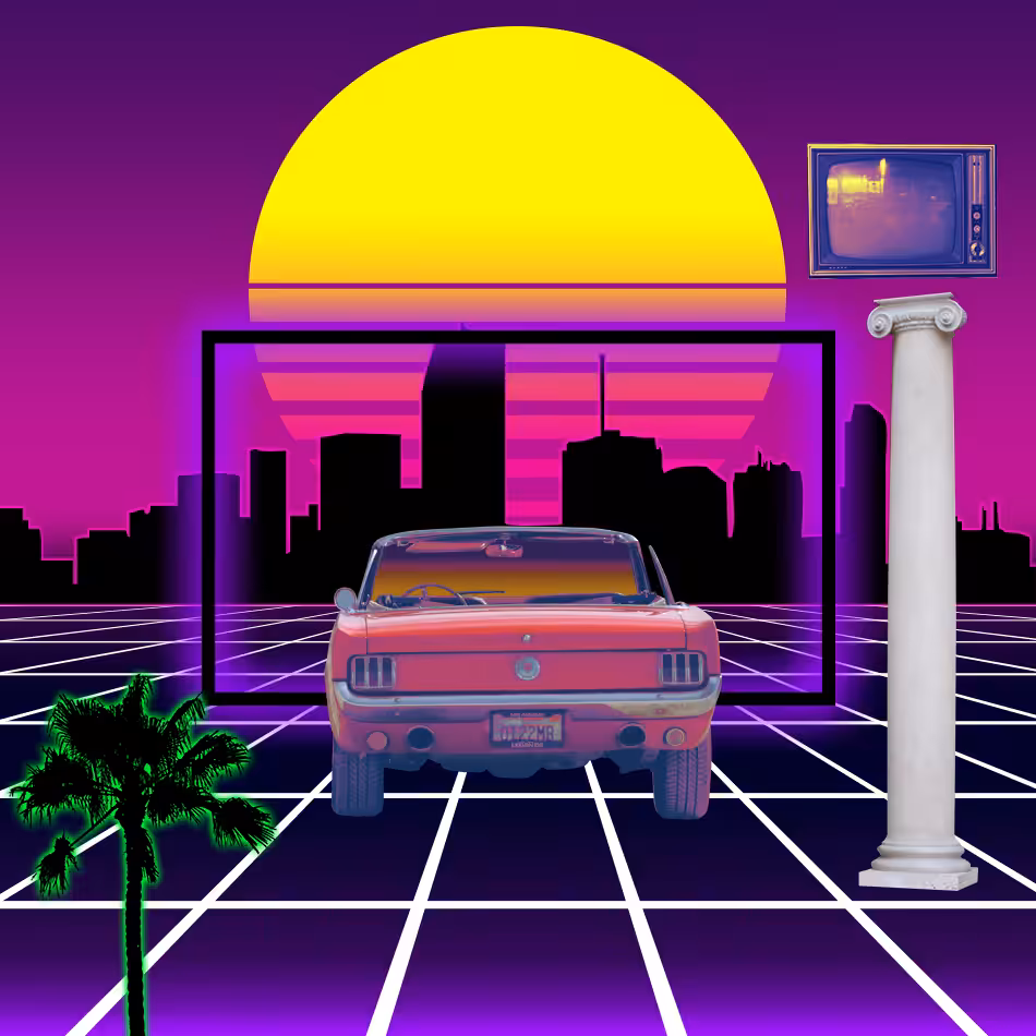 S Y N T H W A V E Nightlife Generator #123