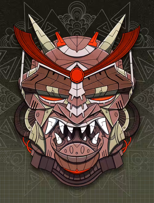 Oni Mask #4