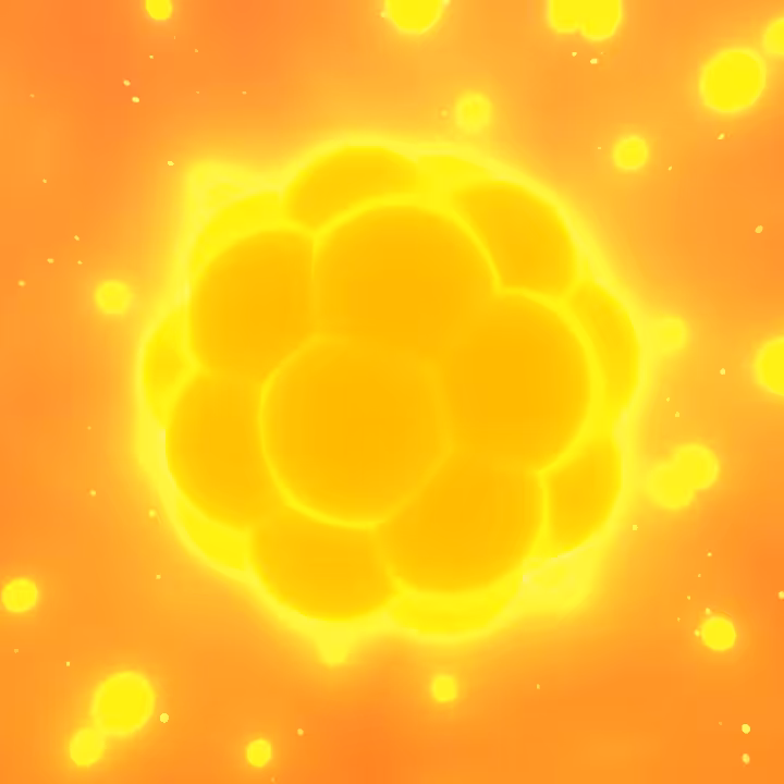 Subatom explosion