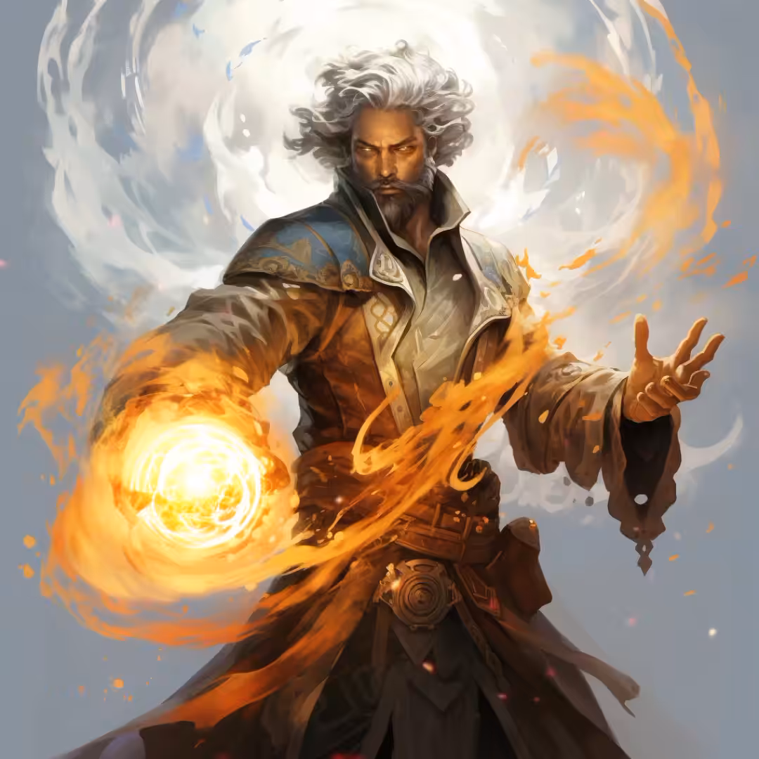 A WIZARD 🧙‍♂️ AND FIRE 🔥 ELEMENT 