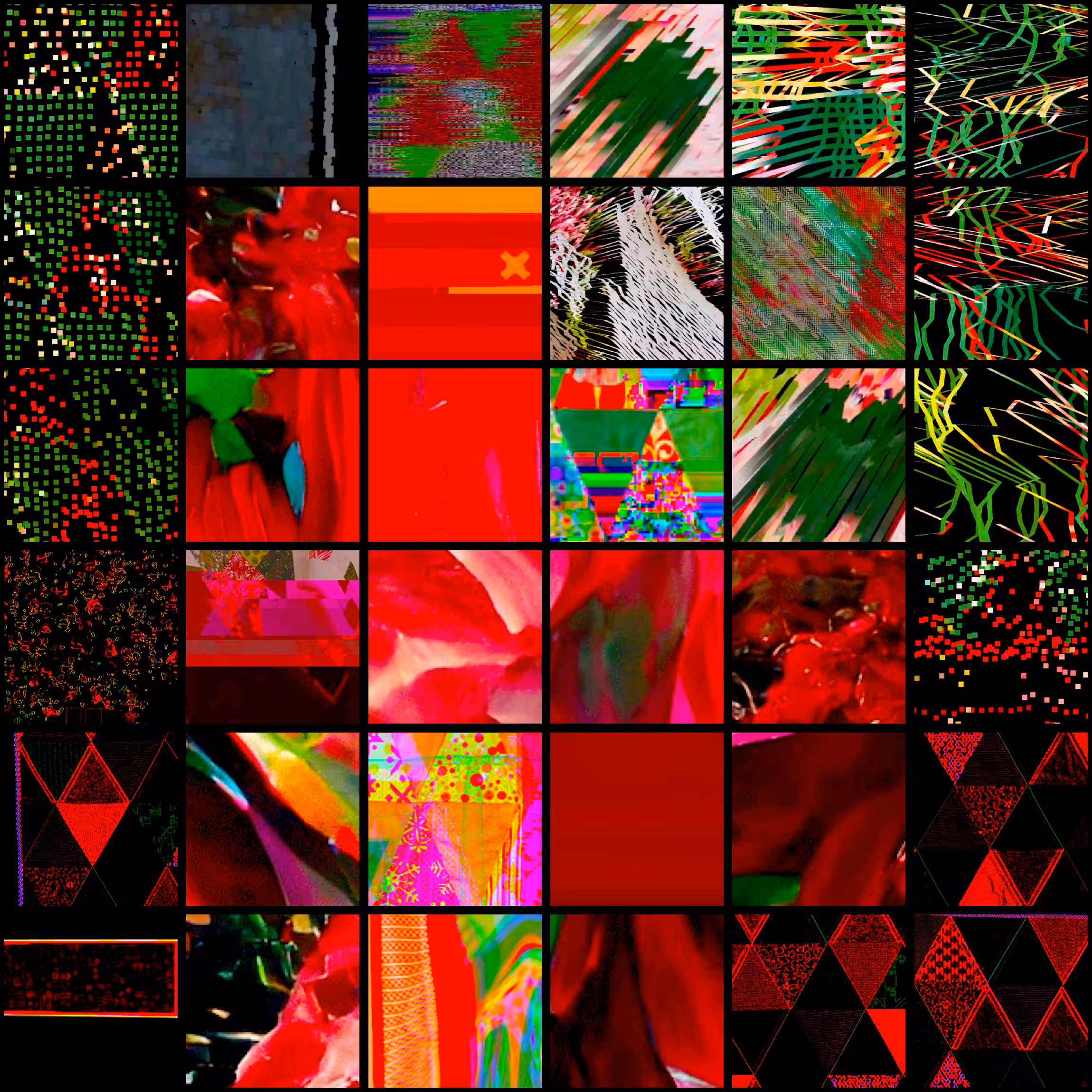 Retired Christmas Glitch Quilt Squares 2021.15