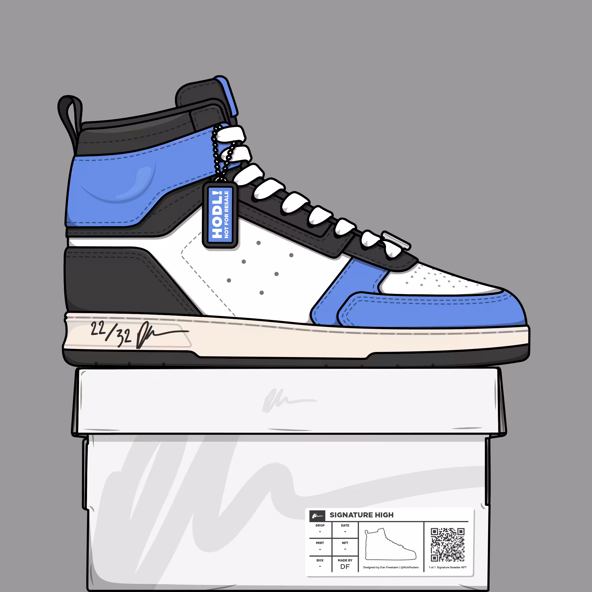 Signature Sneaker High 'Spectrum' - #22