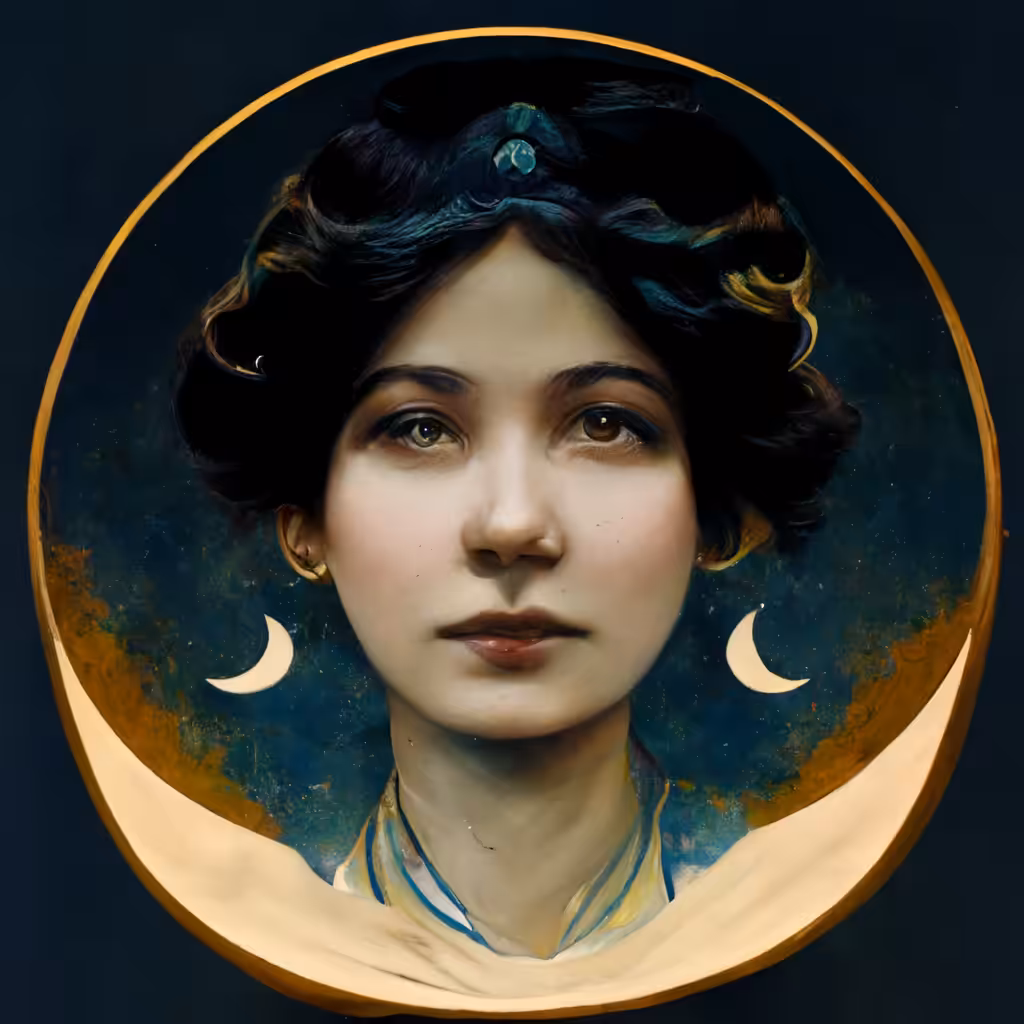 Goddess Art Nouveau Portrait