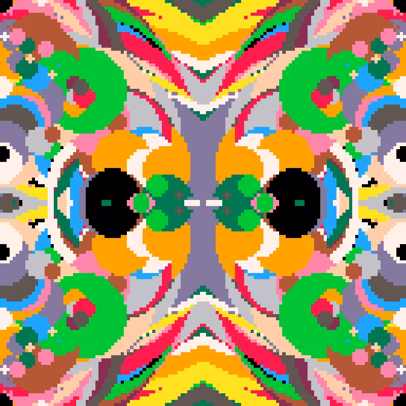 Rapid Psychedelic Inkblot Test Generator #41