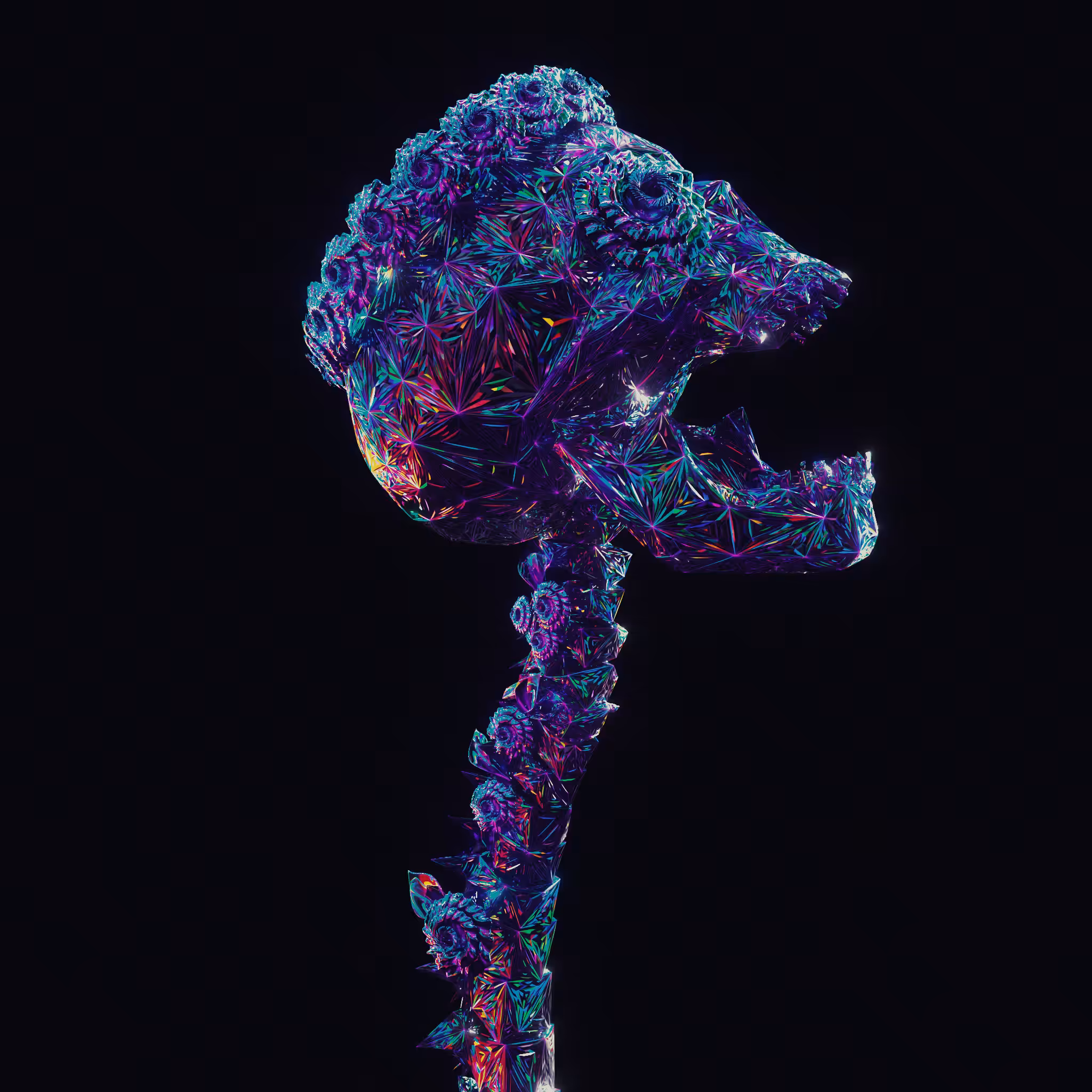 In the form of a skeleton #11