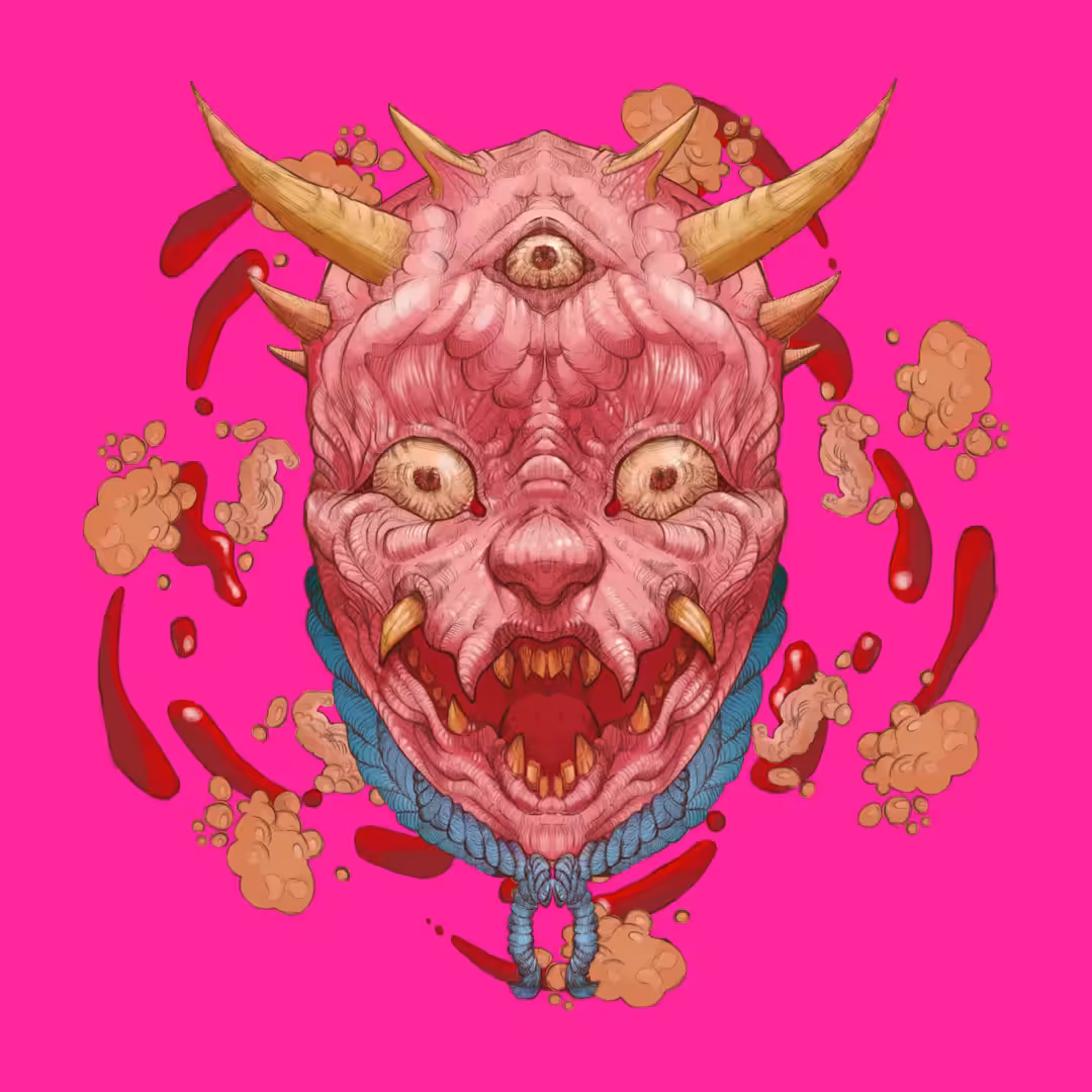 Third Eye Oni Mask