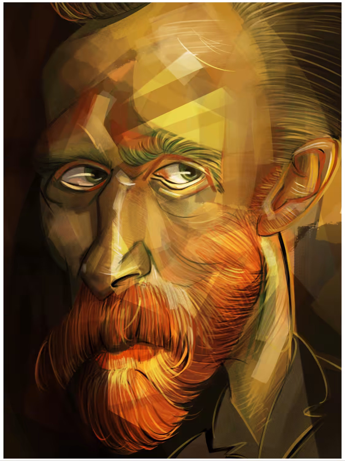Vincent van Gogh - Crypto Caricature #03
