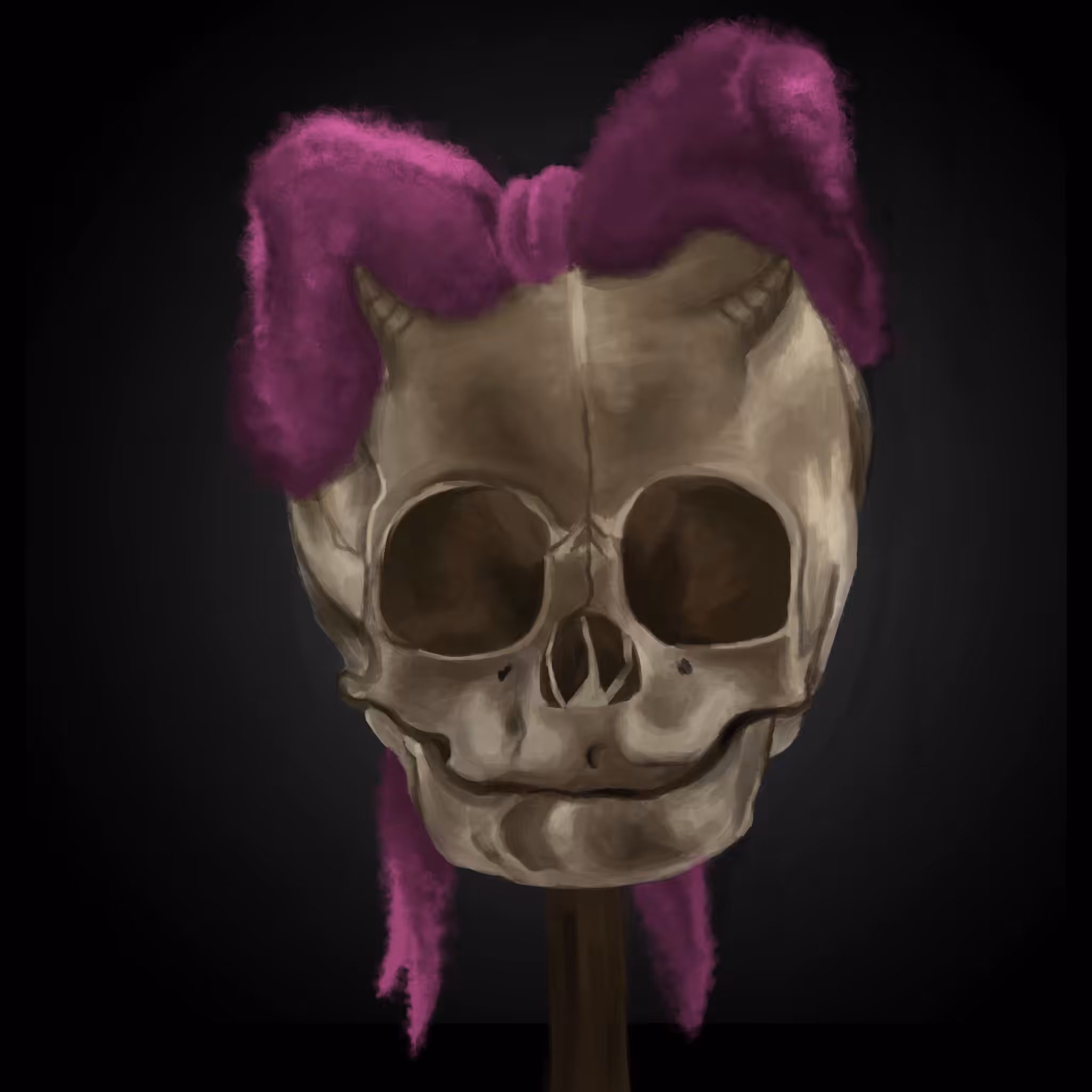 Baby girl’s skull