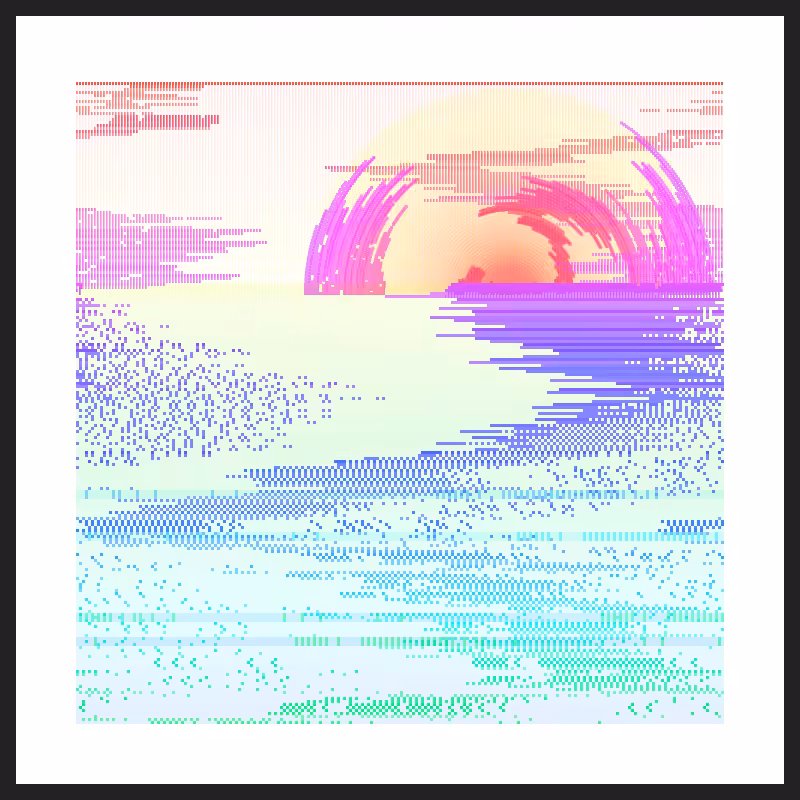 Glitch Acuarela #9