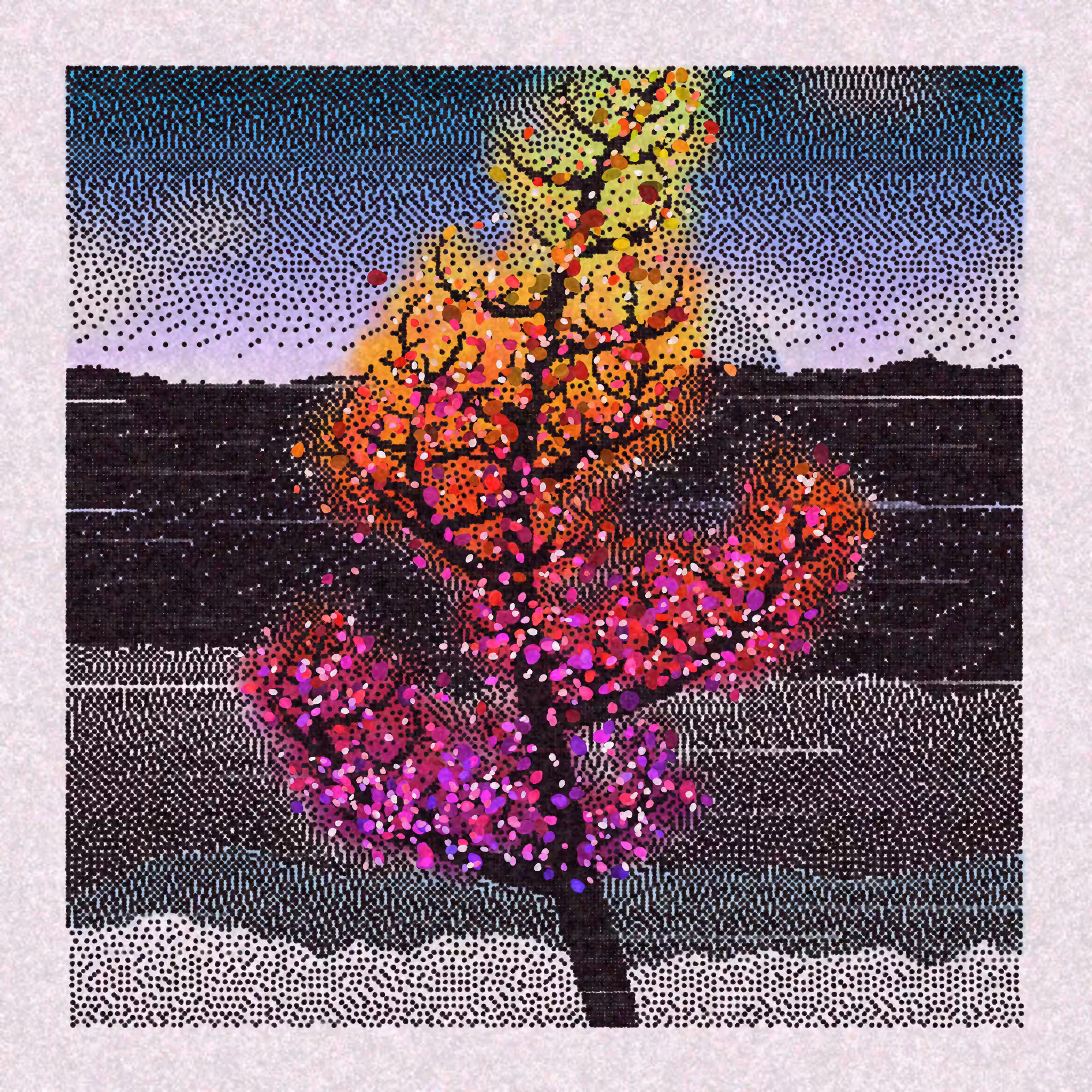 Dithered Branches #121