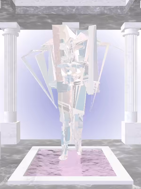 HeavenComputer: The Fragmented Receding Pastel Pearl Man #3335