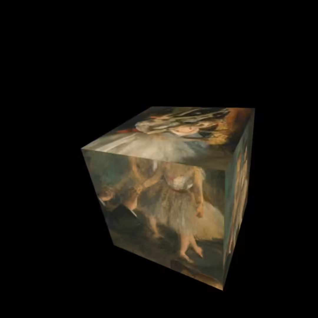 Cube: Rehearsal of the Ballet Onstage Cube