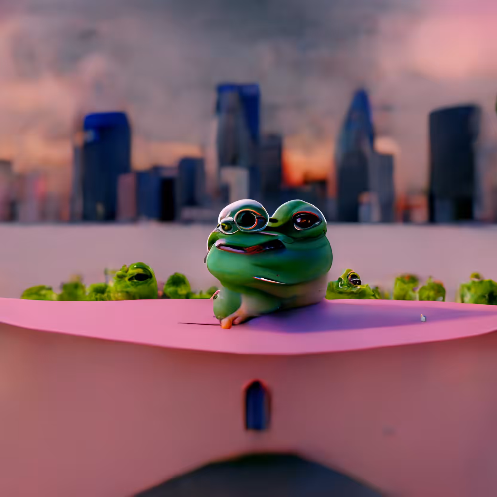 Pepe and his suspicious plans on Pastel