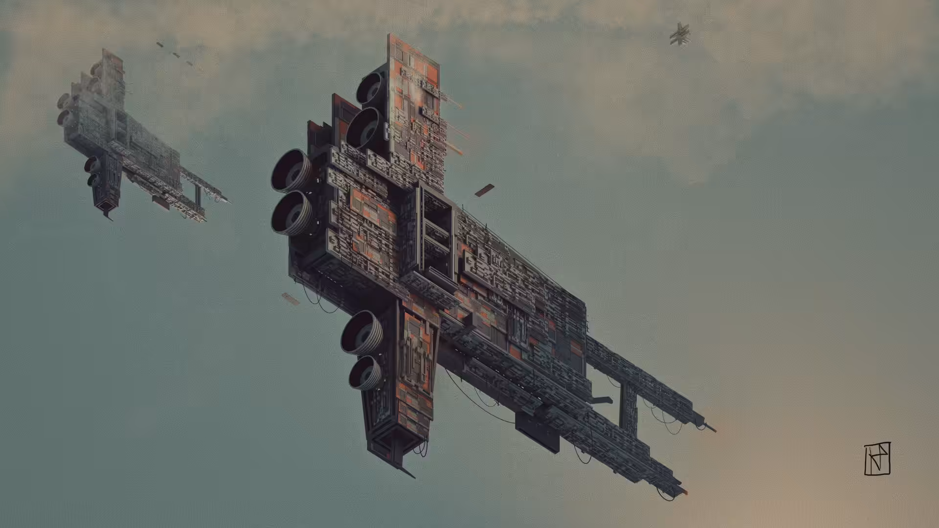 Above