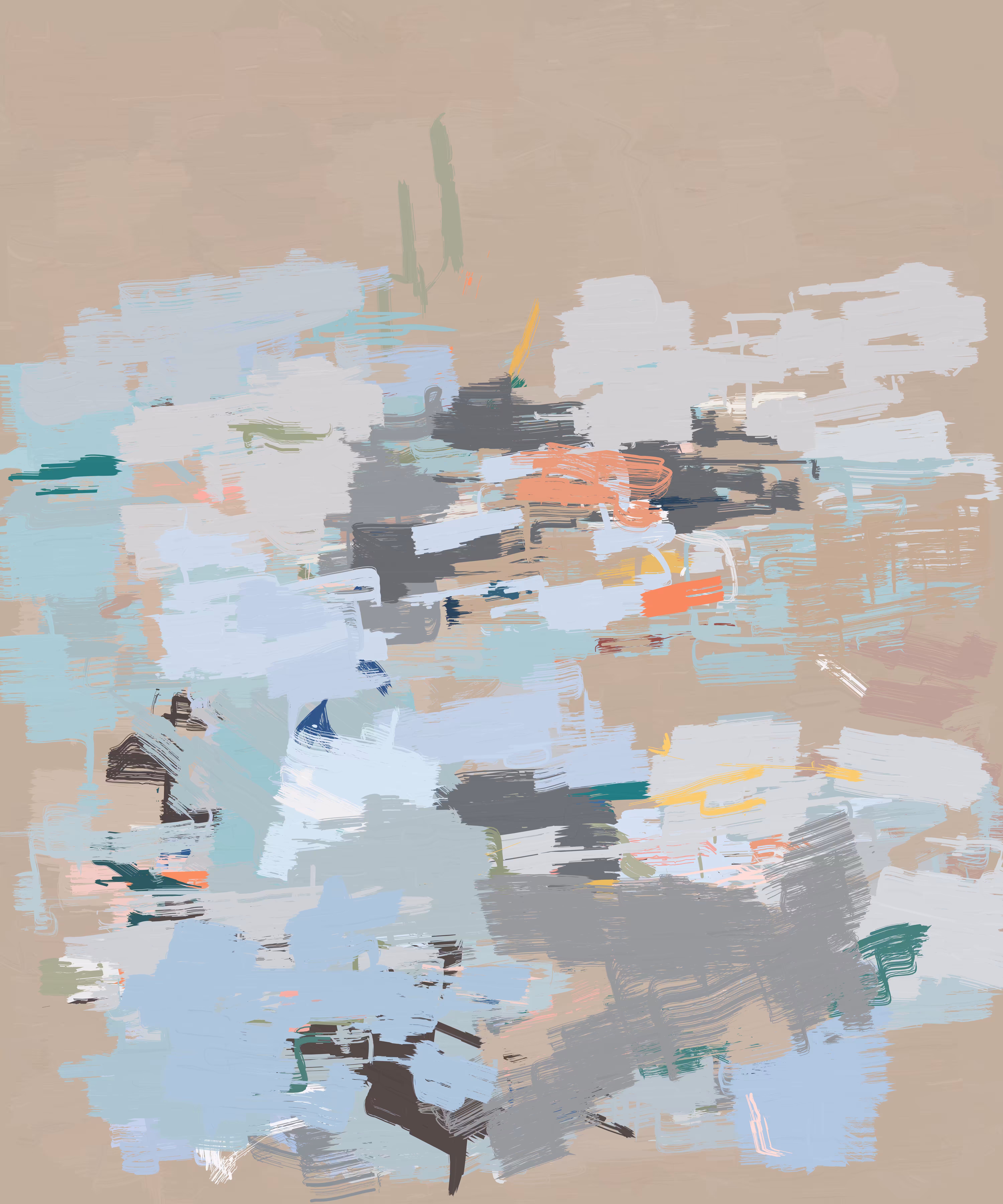 Harbor Scene #3 (after John Henry Twachtman)