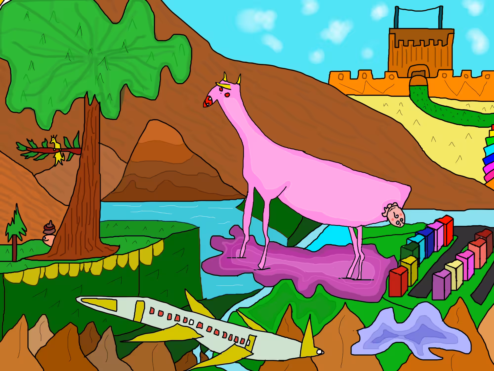 ugly pegasus on a journey