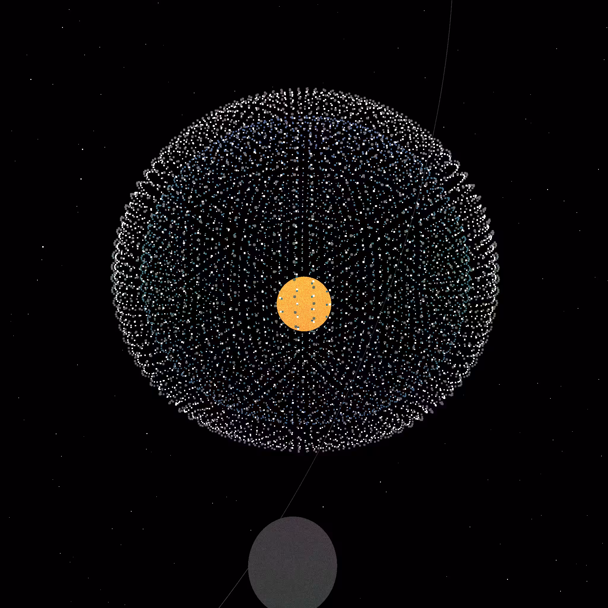 Cometary coma #255