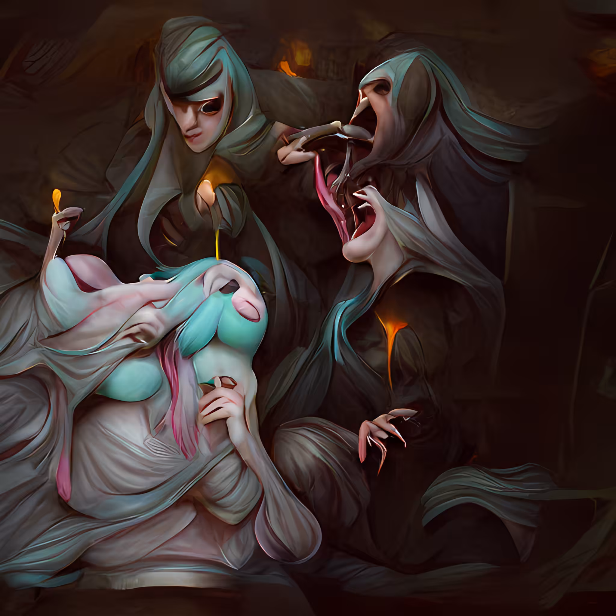 Saints with Black Magic