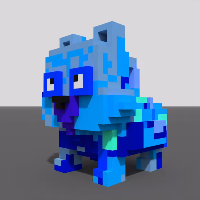 VOXEL CAT #014