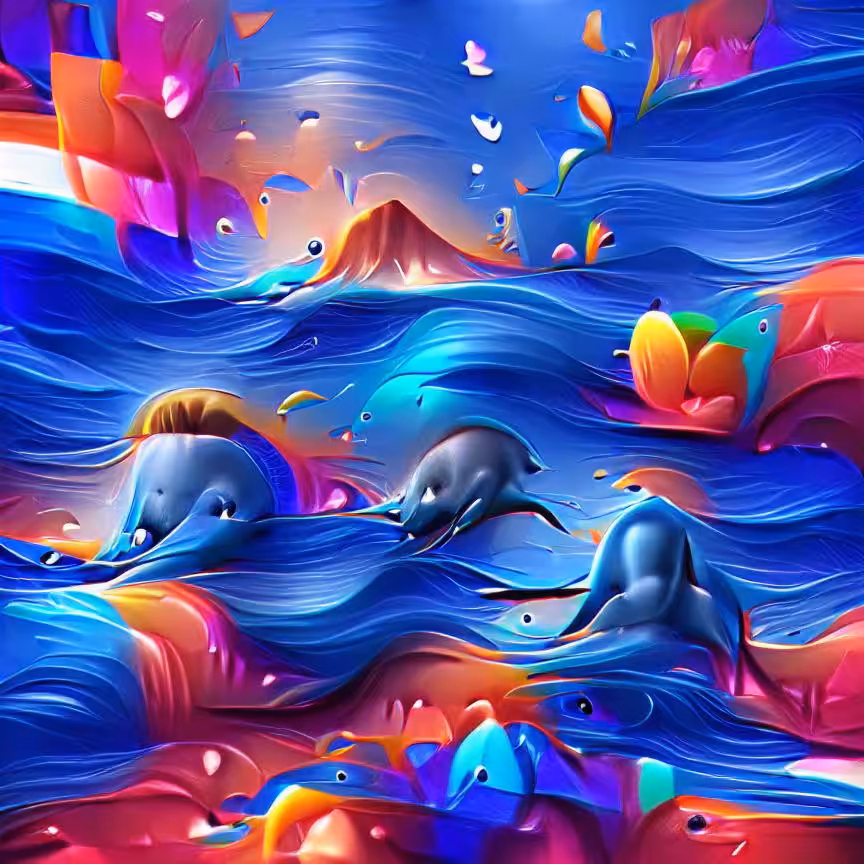 Swimming With Dolphins 4