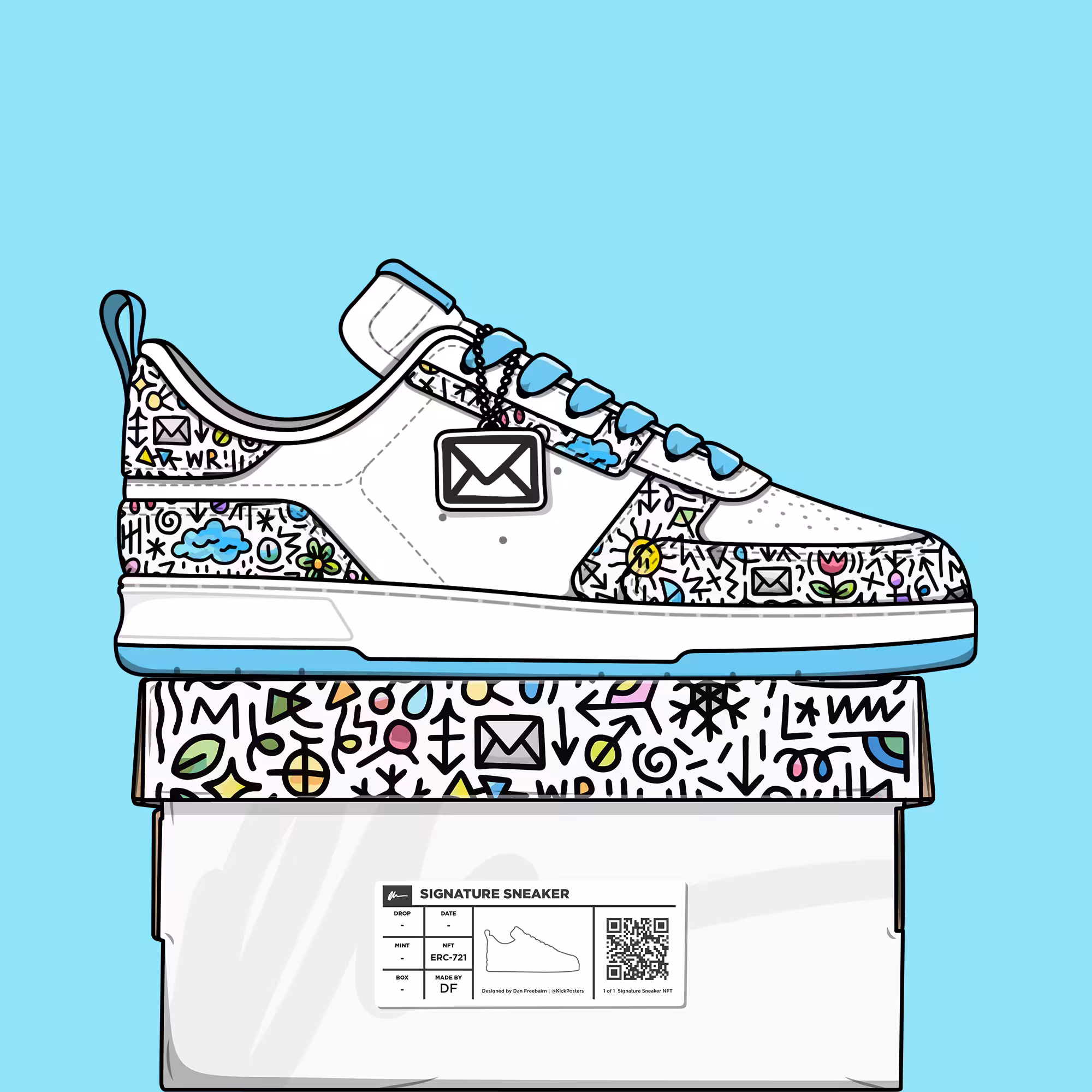 Signature Sneaker 'Weather Letters'