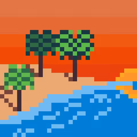 Sunset on The Island