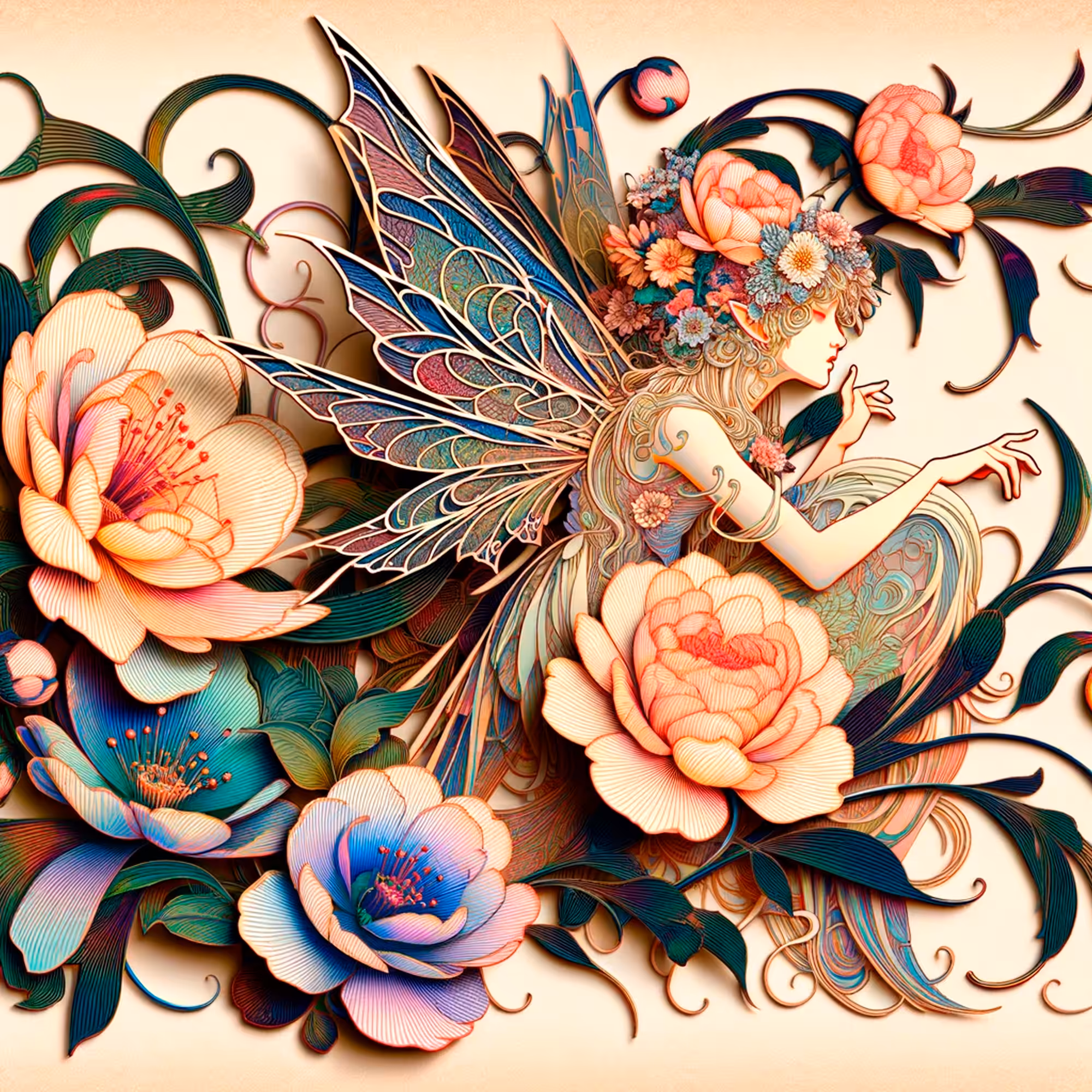 Nouveau Decoupage Dreams - Enchanted Layers