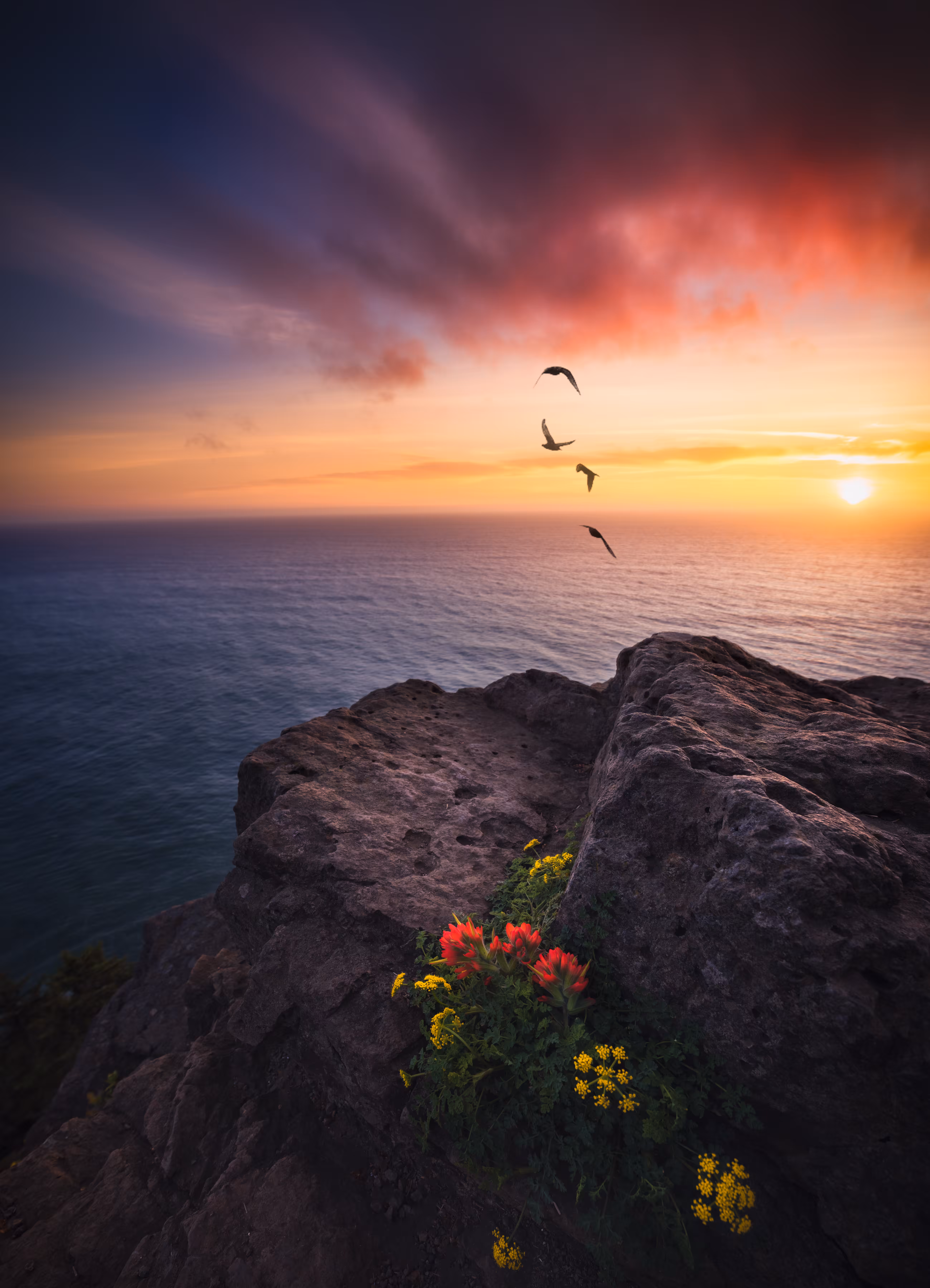 The edge of the Earth