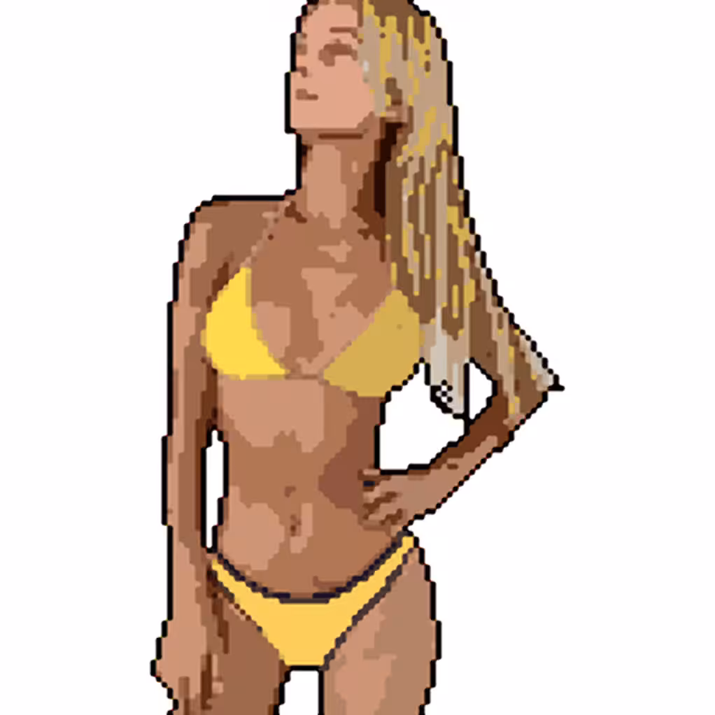 Viola #37 Pixel Girl