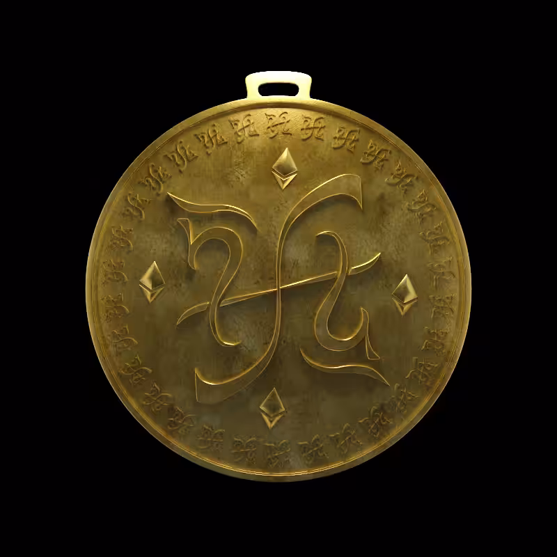 NFT Lucky Medal / Medalla Milagrosa ÑFT ORO 24kt