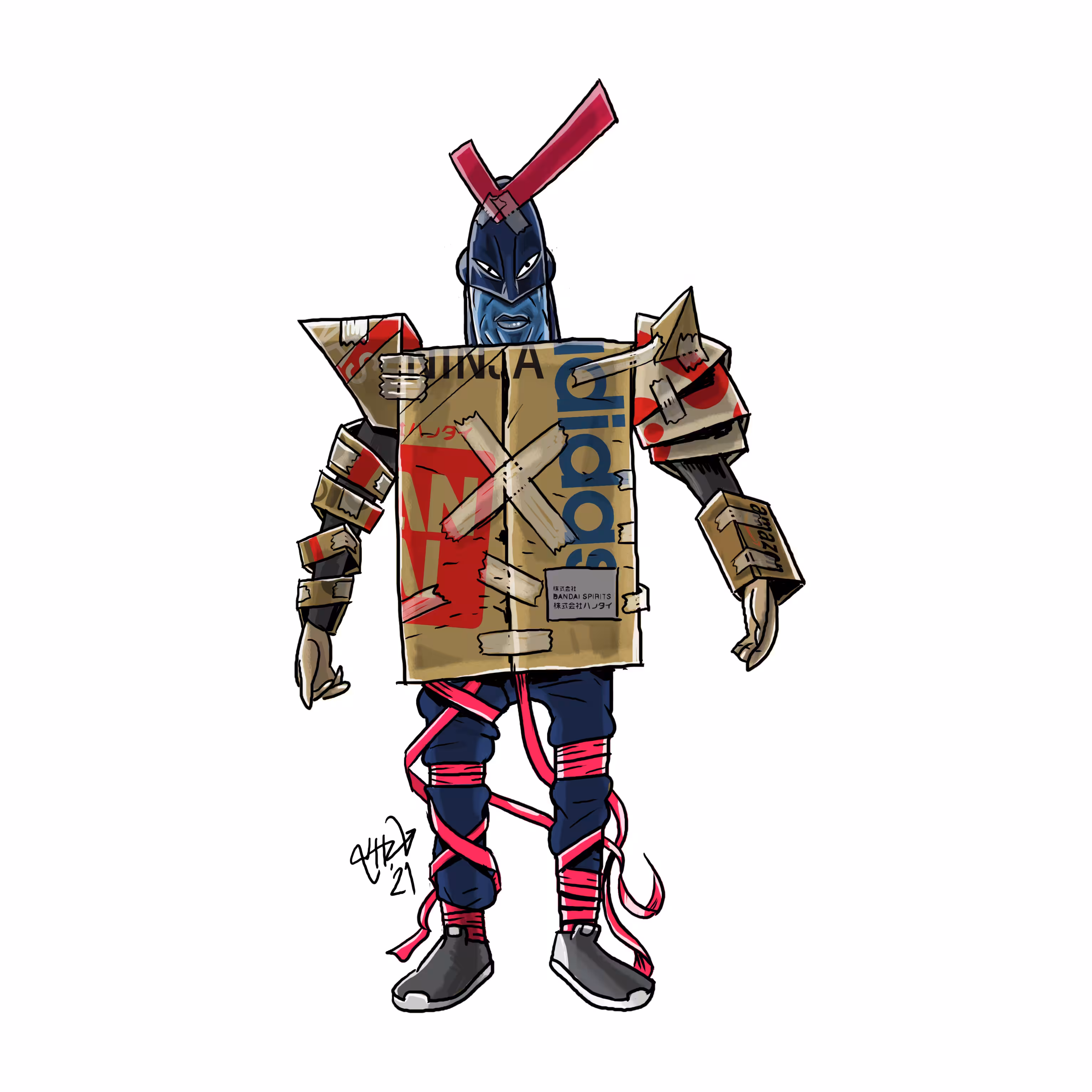 Paper armor Man