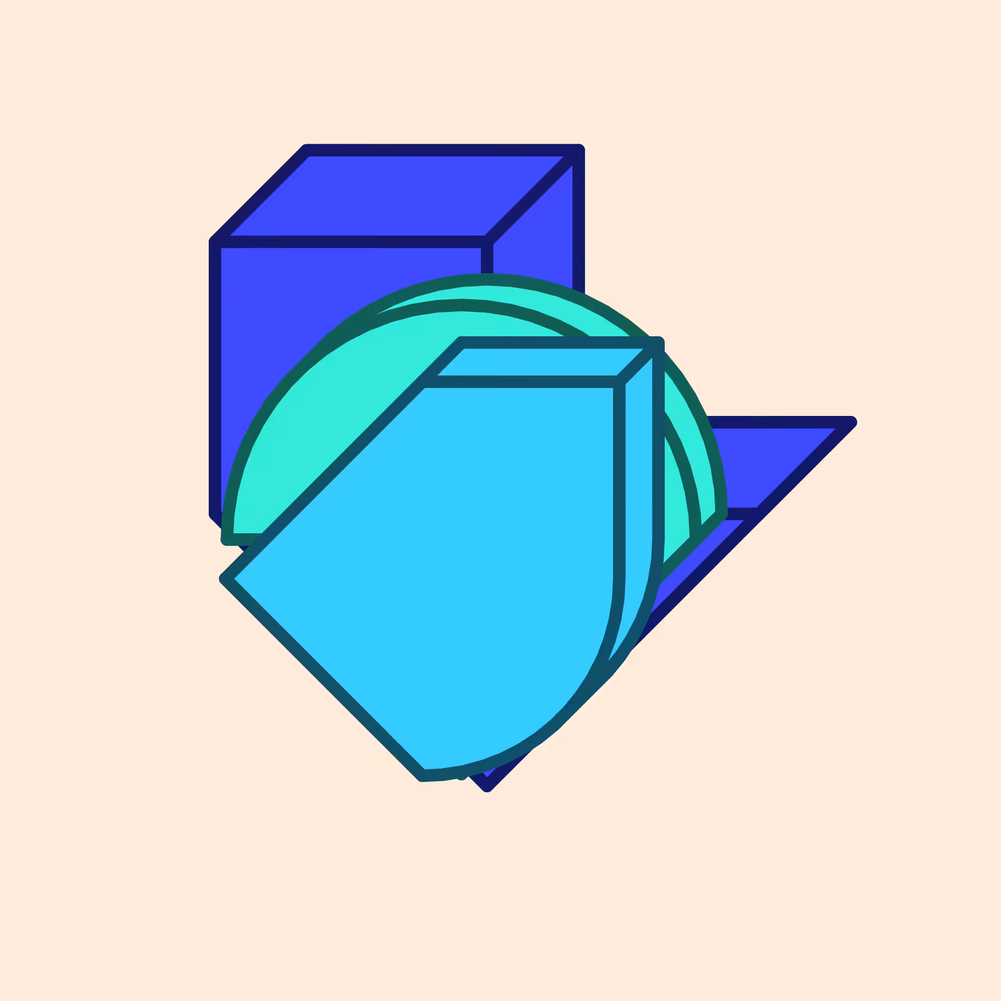 Calm shapes #1459