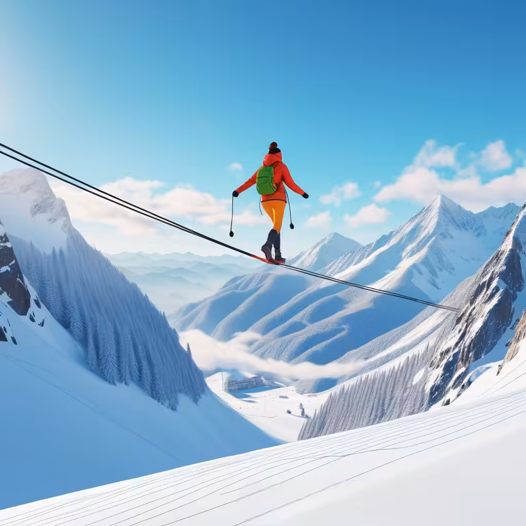 ❄ Walking on the rope ❄