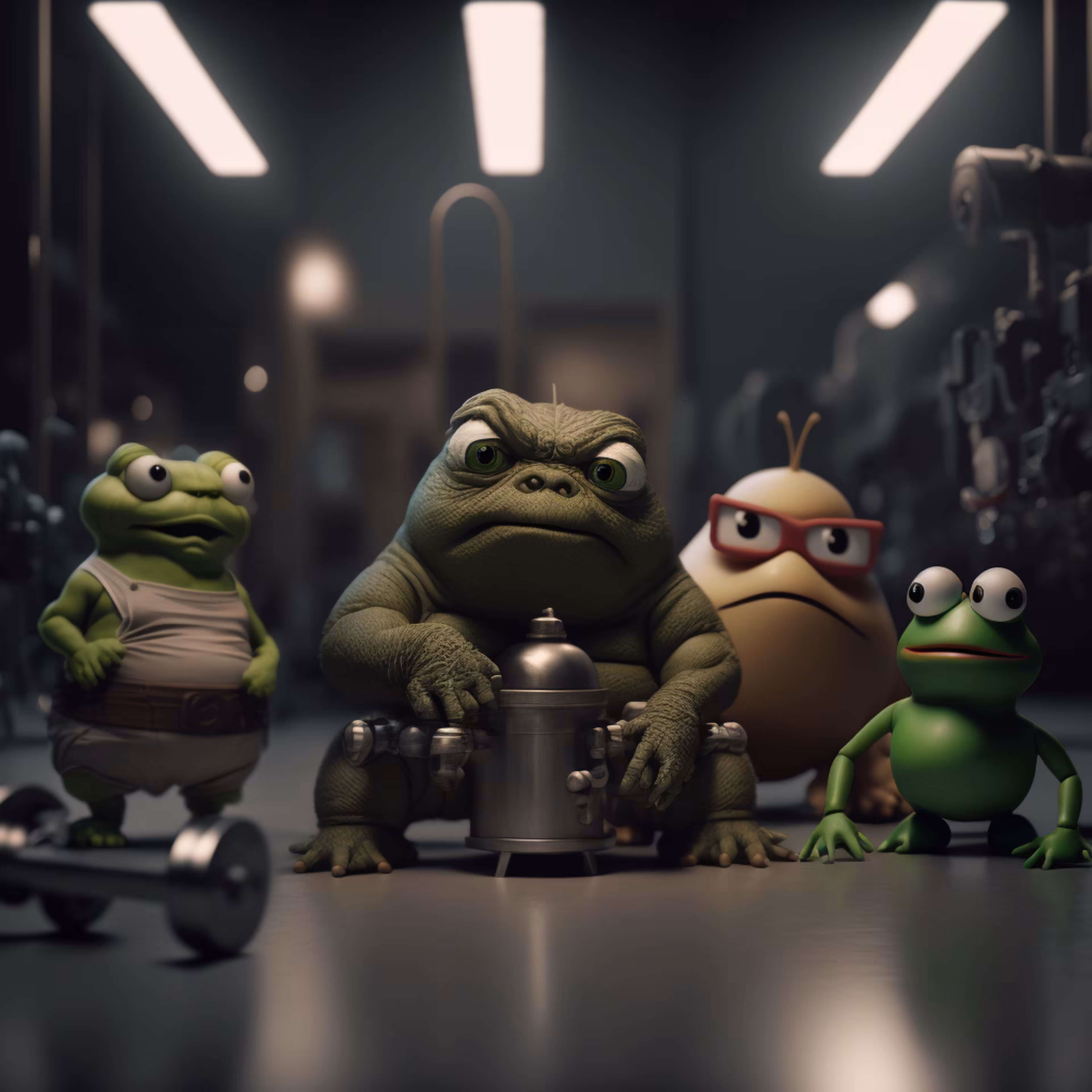 Pepe's World: Pepe gym motivation