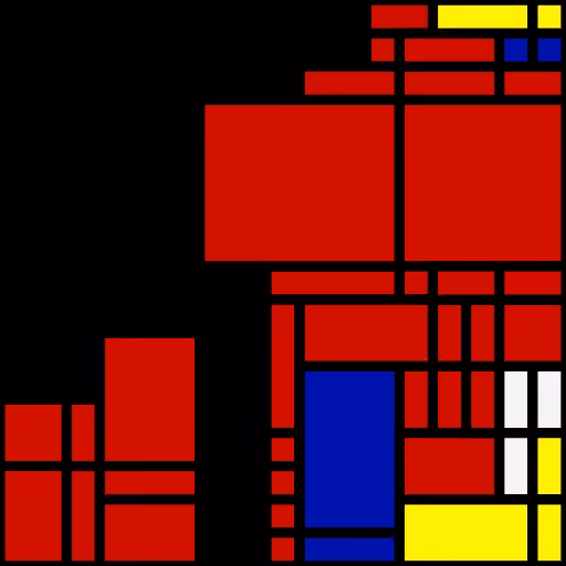 Mondrian Ticket  #7
