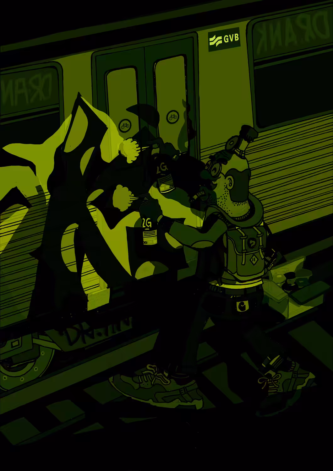 Bombing the Underground #07 // Amsterdam Metro 2