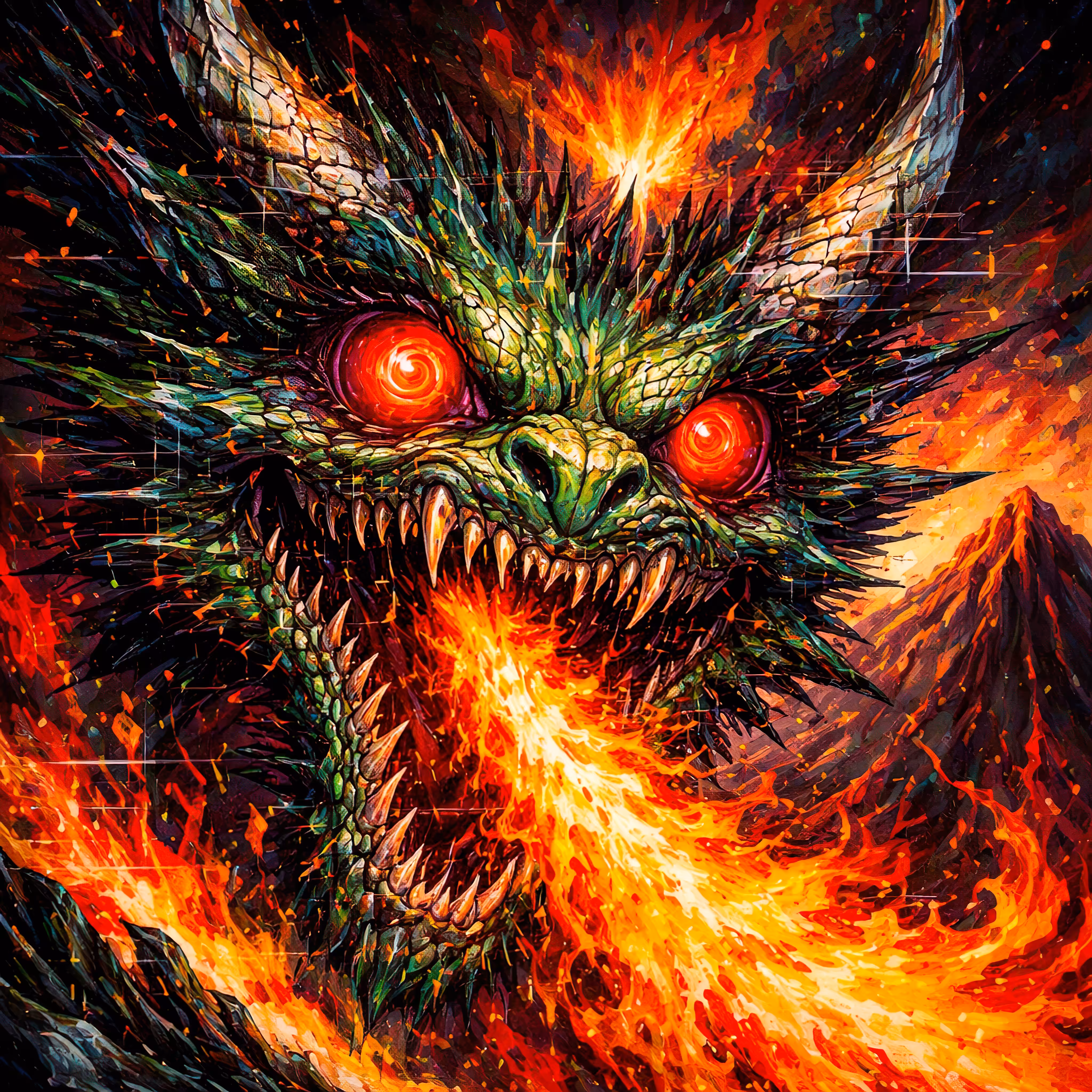 TezMonsti #33 - Fire Dragon