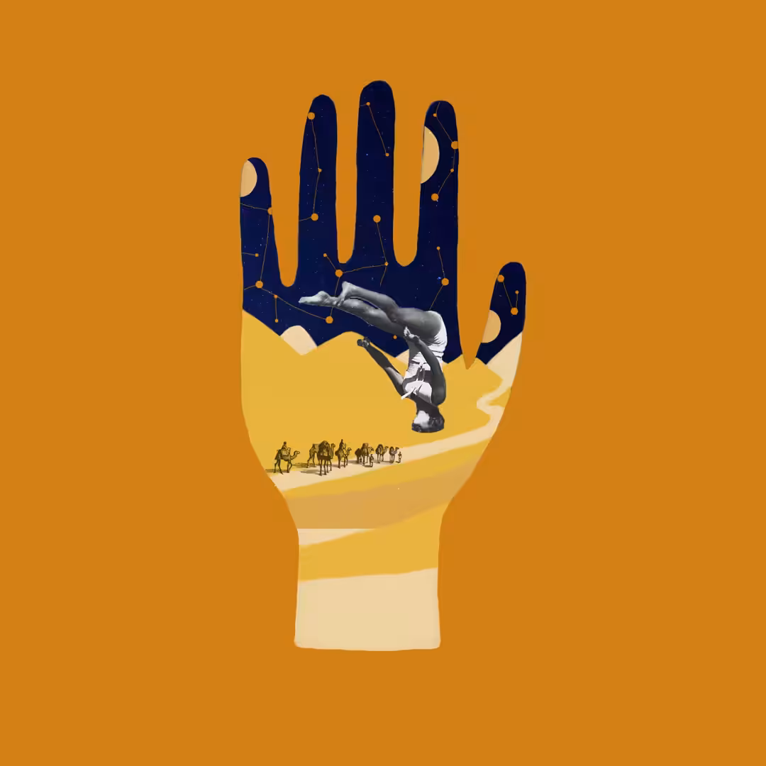 Desert in a hand