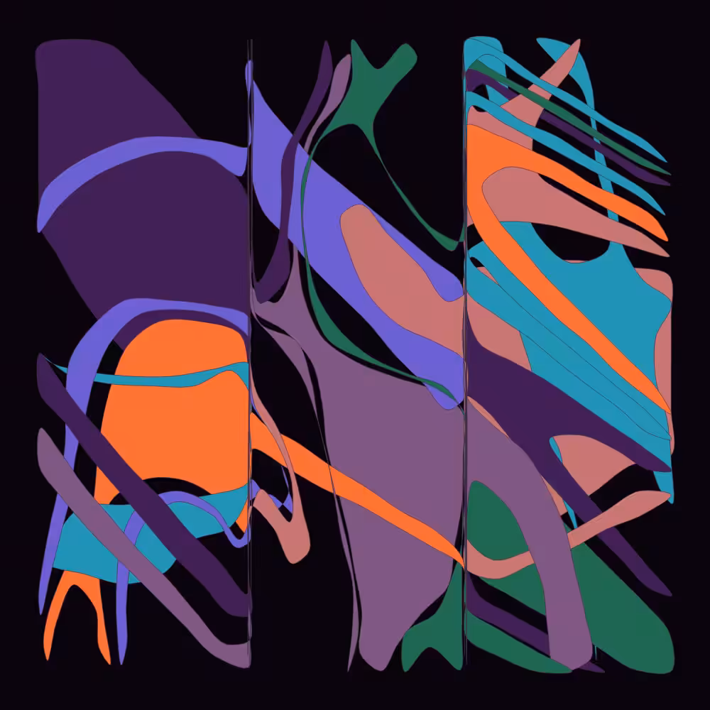 Geometric colorful shapes 3 #163
