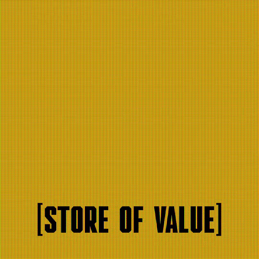 This is a store of value.