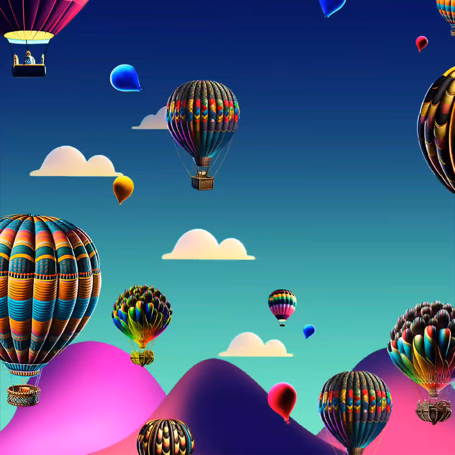 Flying balloons
