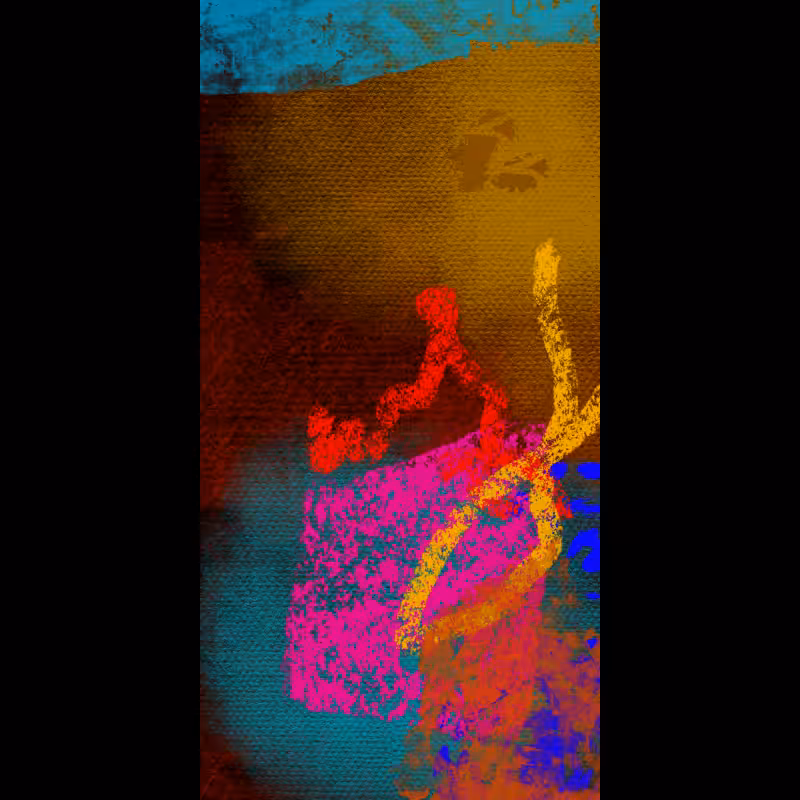 paint on the canvas I #3