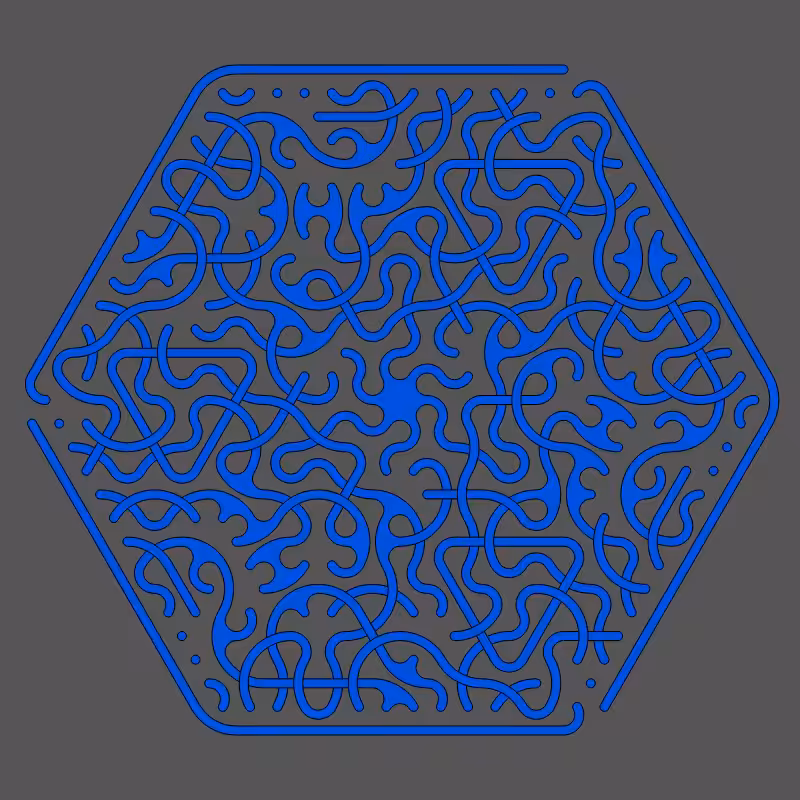 Threefold Symmetry - Dark Variations #212