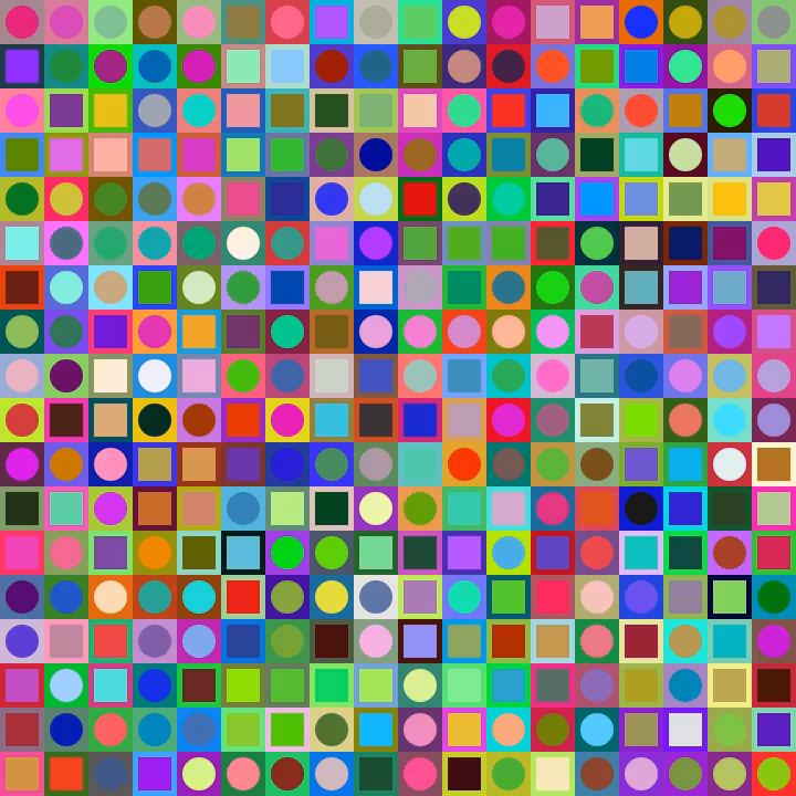 Square Dot Composition #226