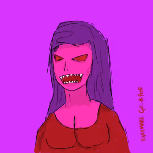 Polygon Creatures: Nightmare Girl #P005