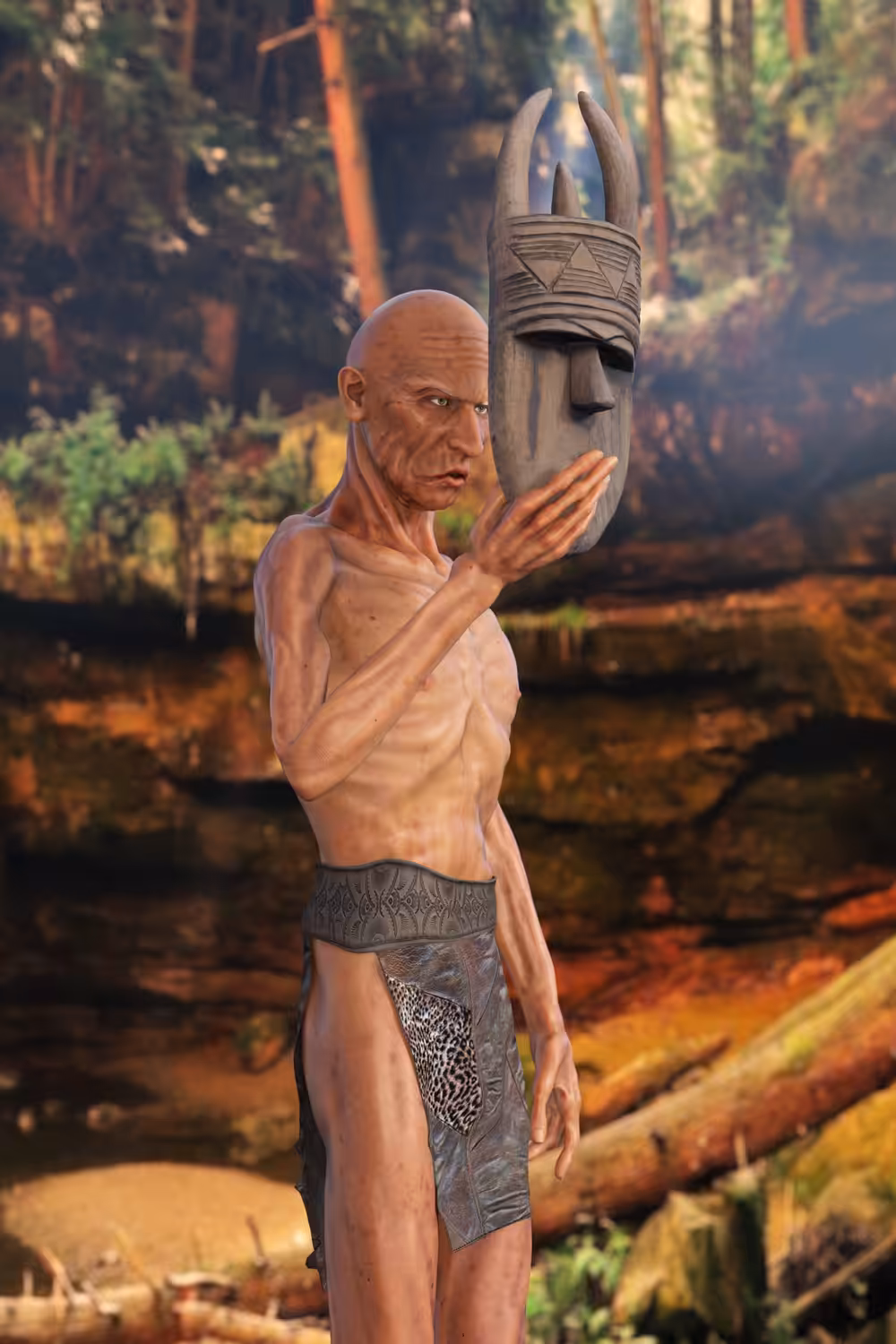 Shaman with space mask (1 of 7)