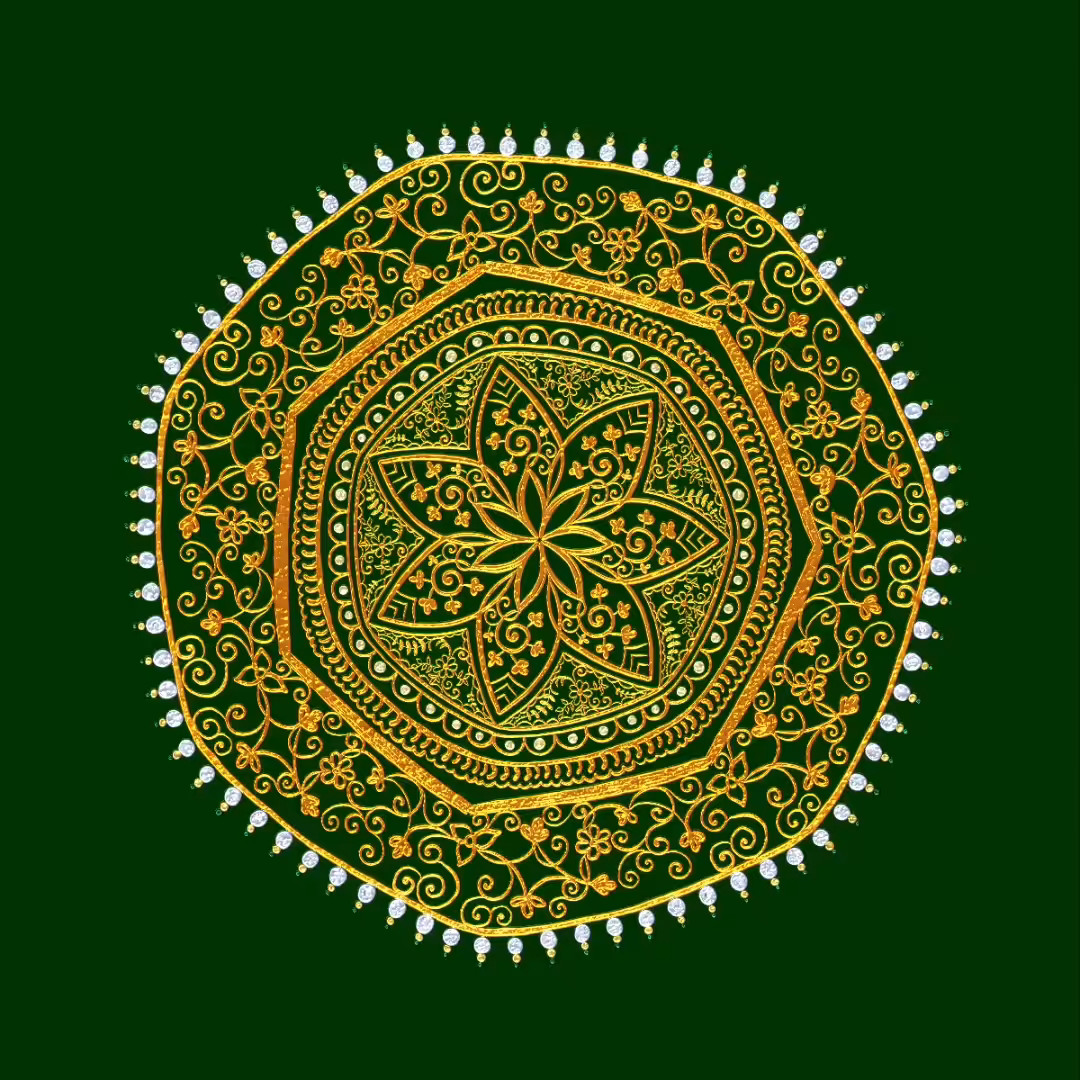 Thewa Jewel Mandala