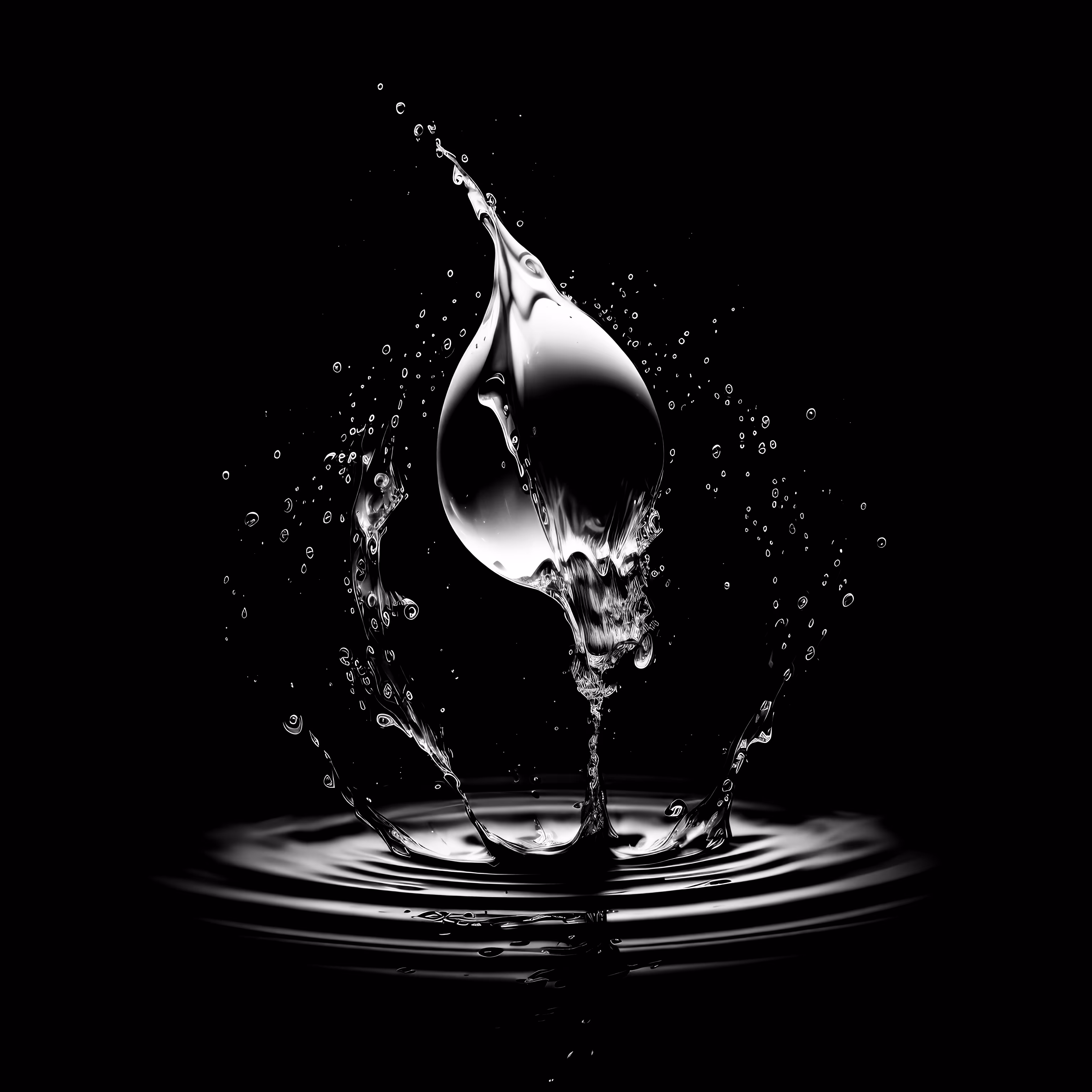 H2O Silhouette